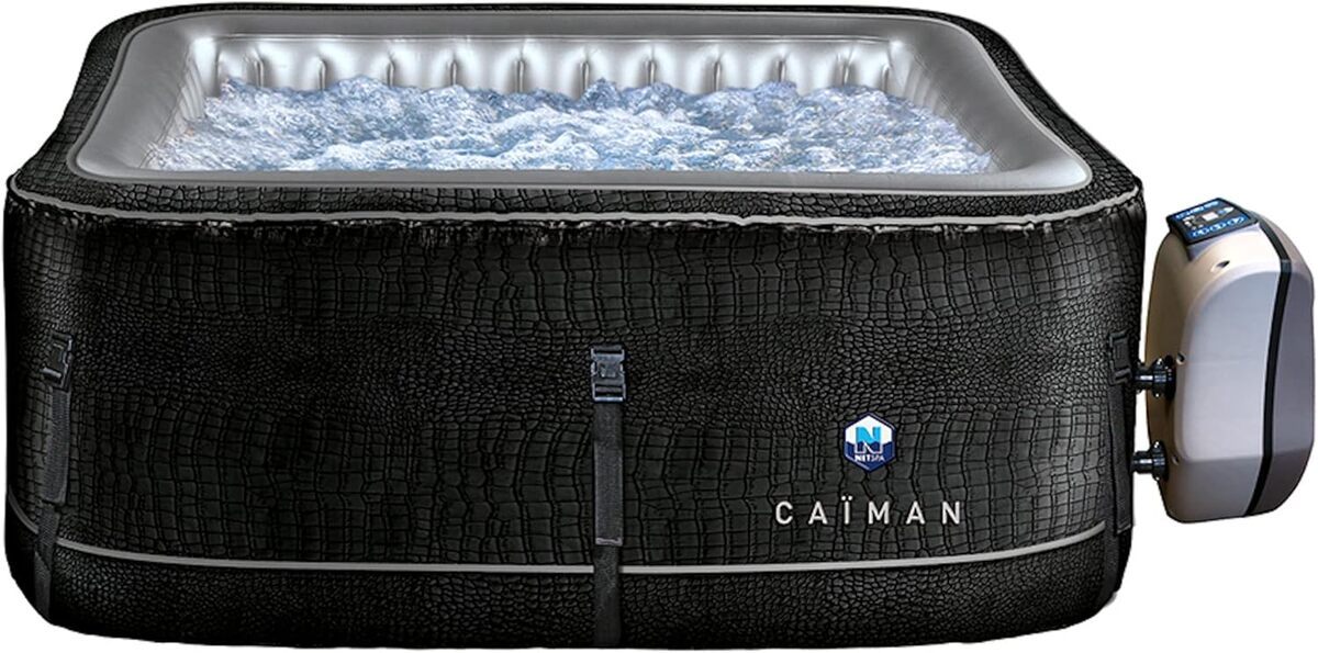 NETSPA Carré SP-CAM130D : le Spa Gonflable Élégant pour 4