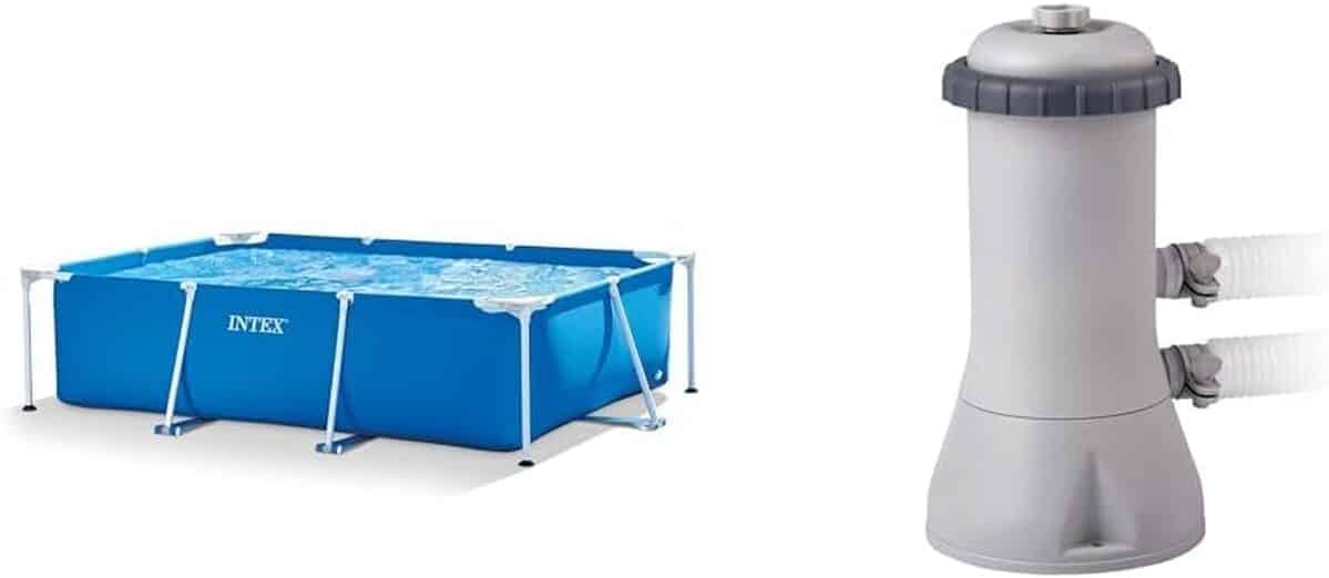 Test Piscine Intex Metal Frame Junior & Épurateur C1000