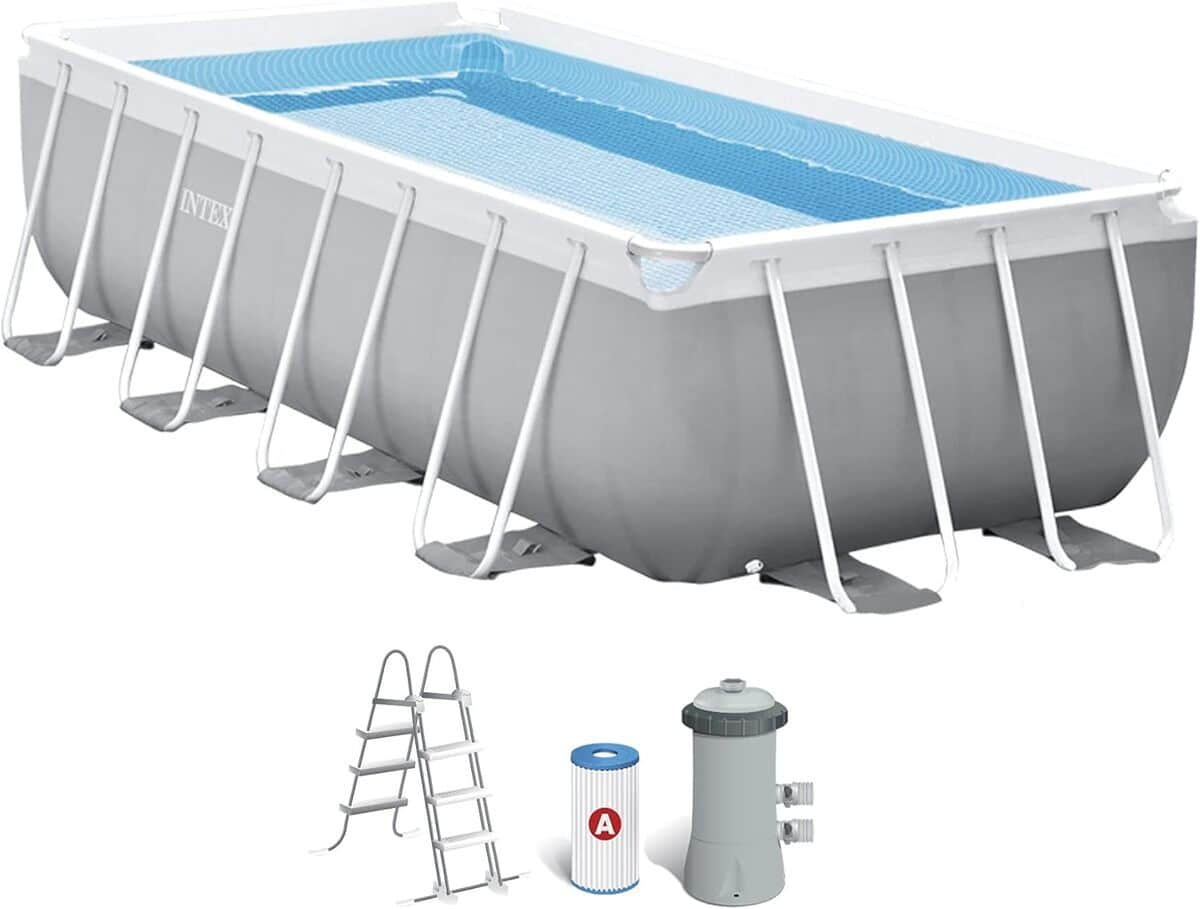 Test Piscine Prism Frame Intex : robuste et Élégante
