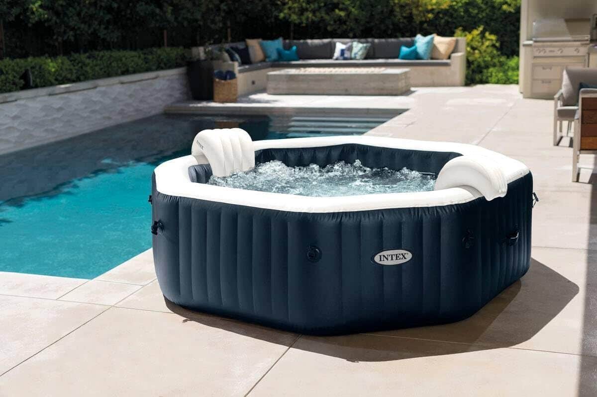 Spa Intex PureSpa Blue Navy : notre avis sur le modèle octogonal 6 places !