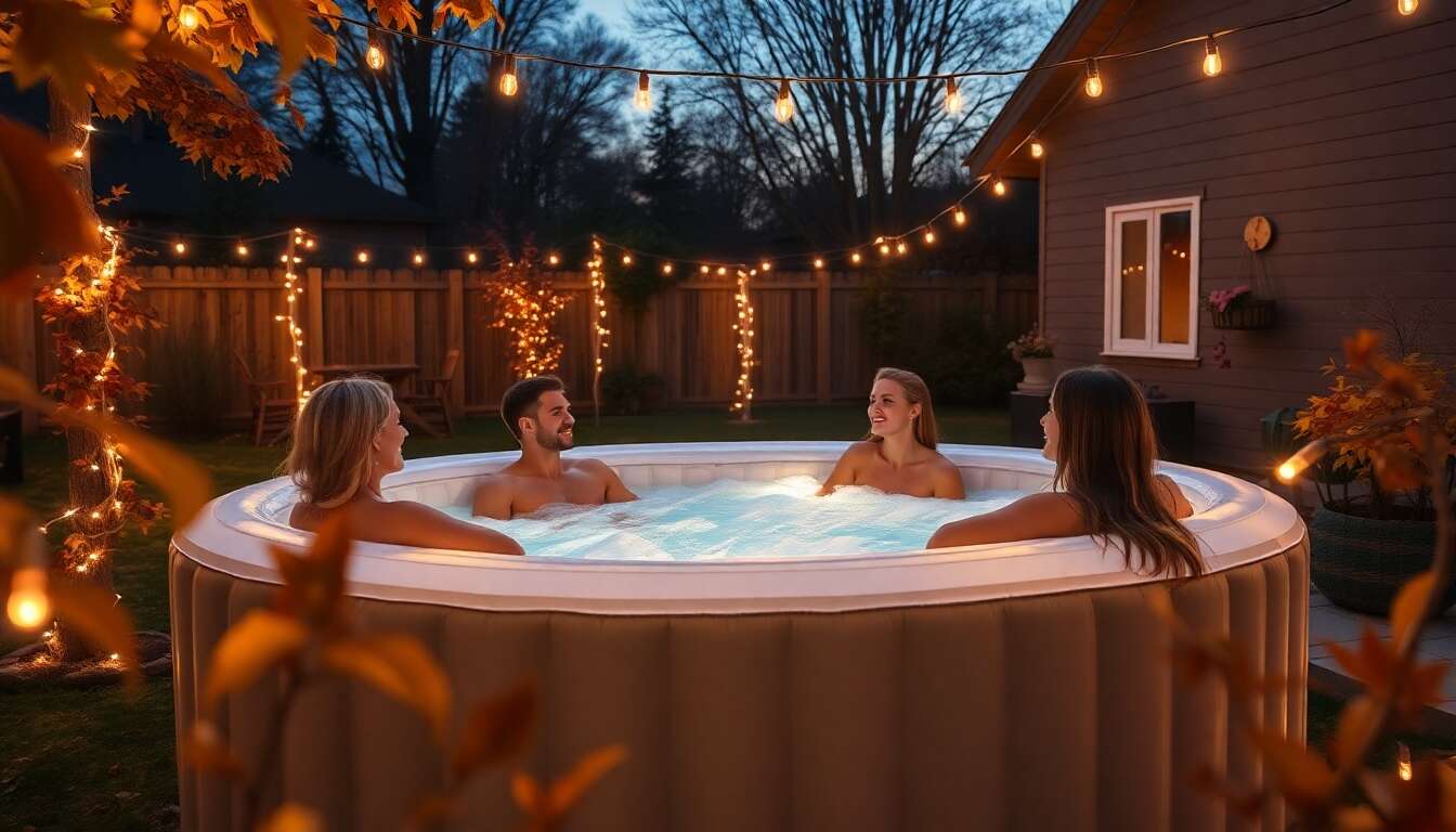 Offres immanquables sur les spas gonflables pour réchauffer l'ambiance