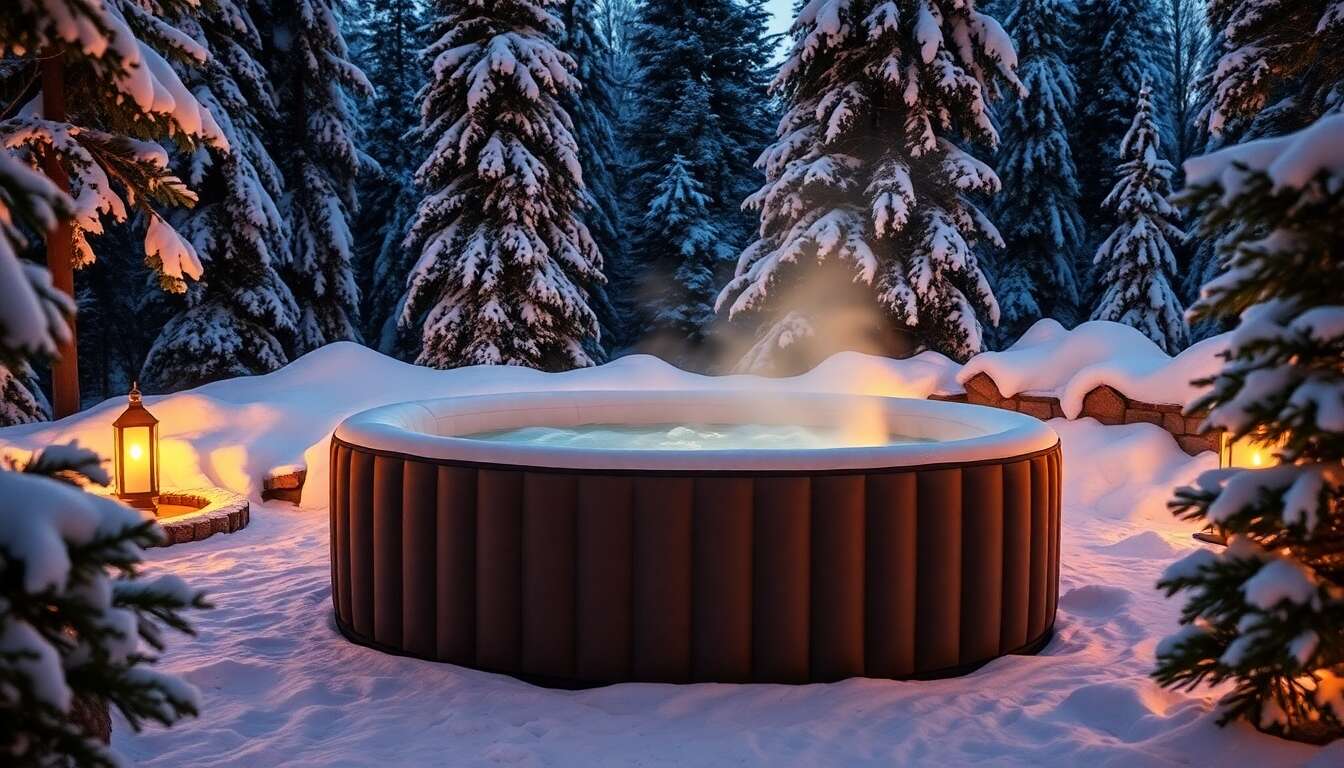 Maximisez votre confort hivernal : choisissez le spa gonflable idéal