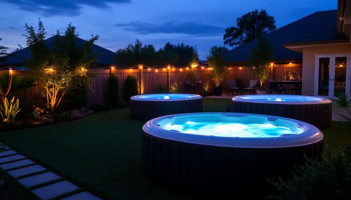 Plaisir et relaxation : sรฉlection de spas gonflables pour frissons zรฉro