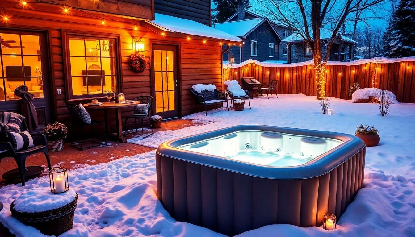 Bien-รชtre ร domicile : le guide ultime du spa gonflable en saison froide
