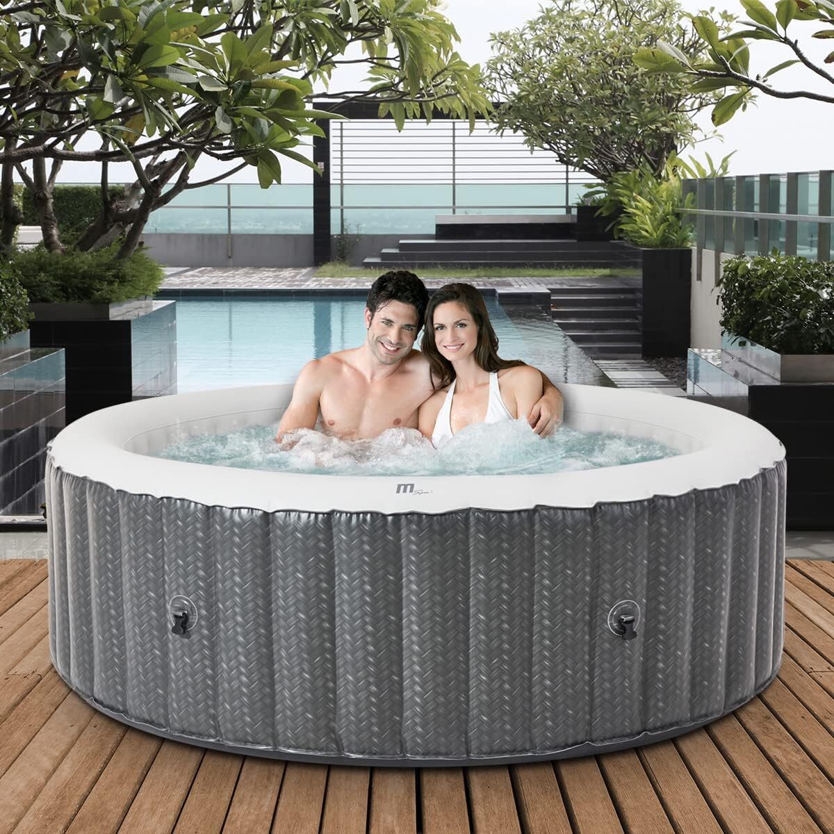 Test Spa Gonflable Miweba MSpa Ottoman : confort et Technologie UV-C