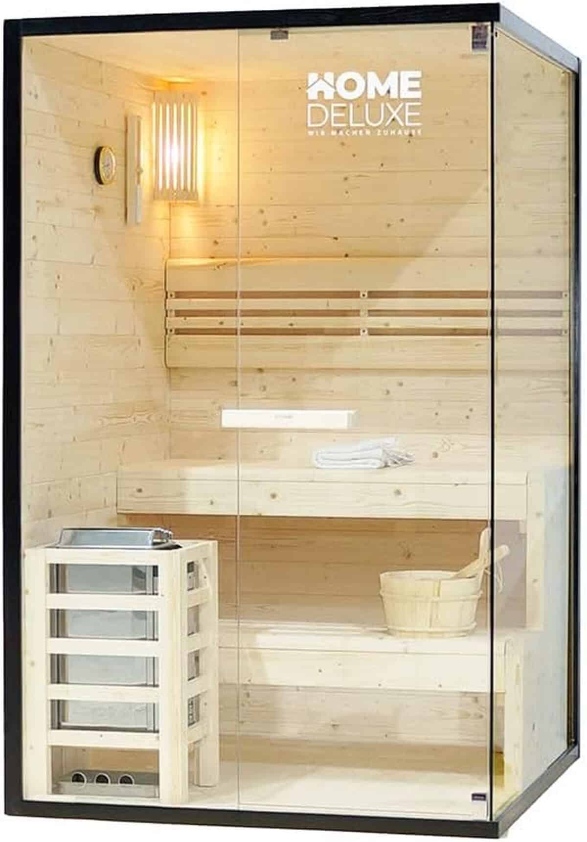 Avis sur le sauna traditionnel HOME DELUXE Shadow M pour 2 personnes