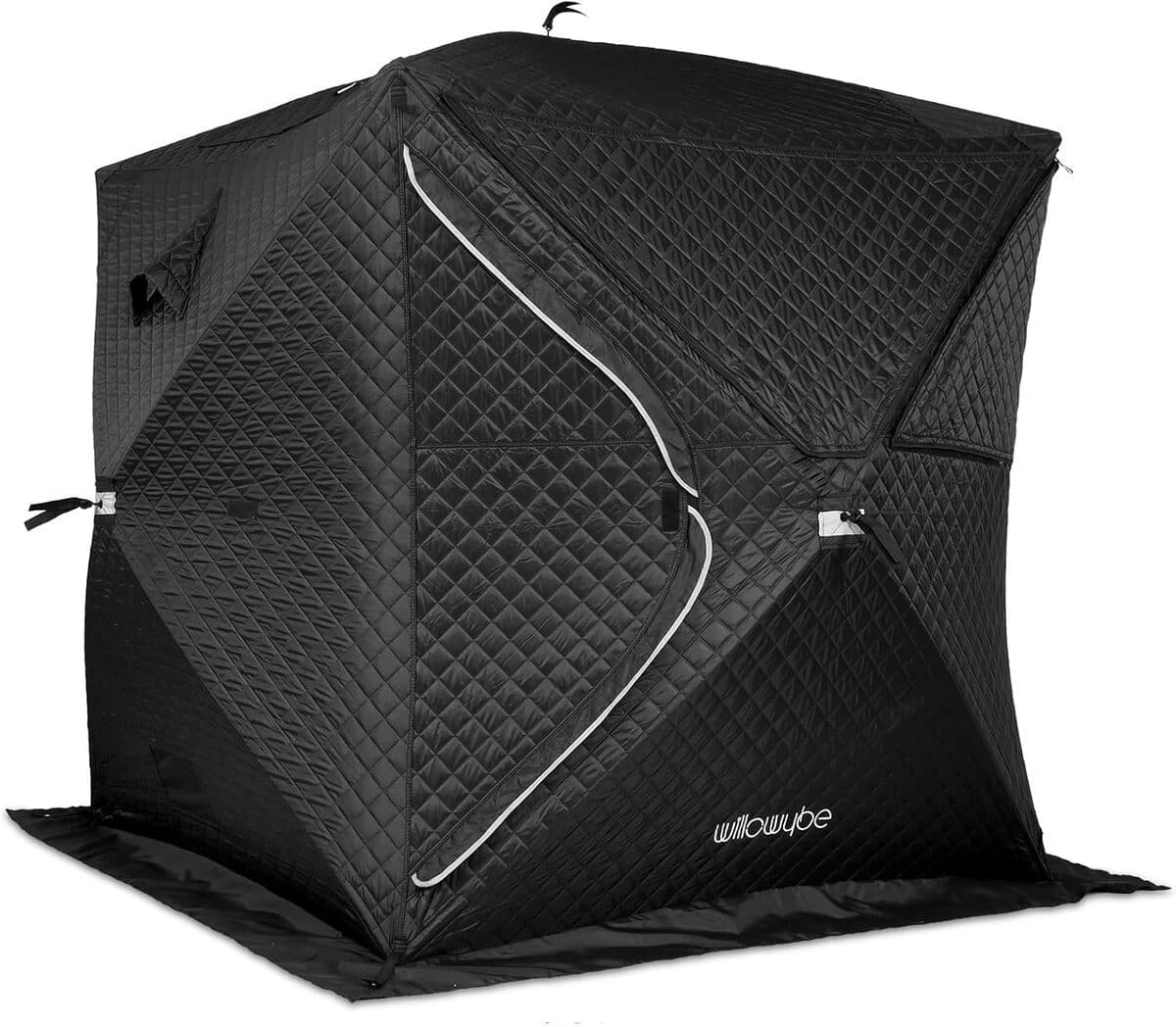 Test de la tente sauna extérieure WillowYbe Pro : vue panoramique et installation facile