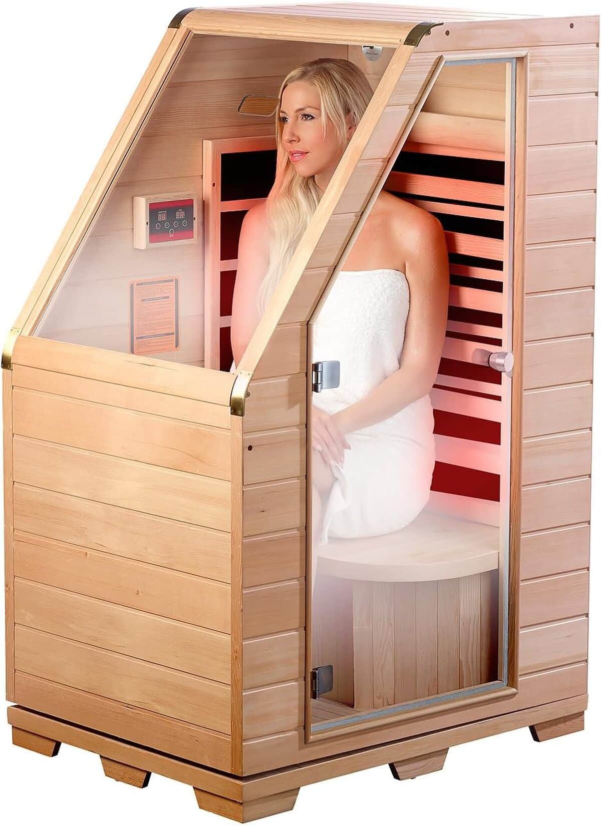 Test du sauna infrarouge compact Newgen Medicals