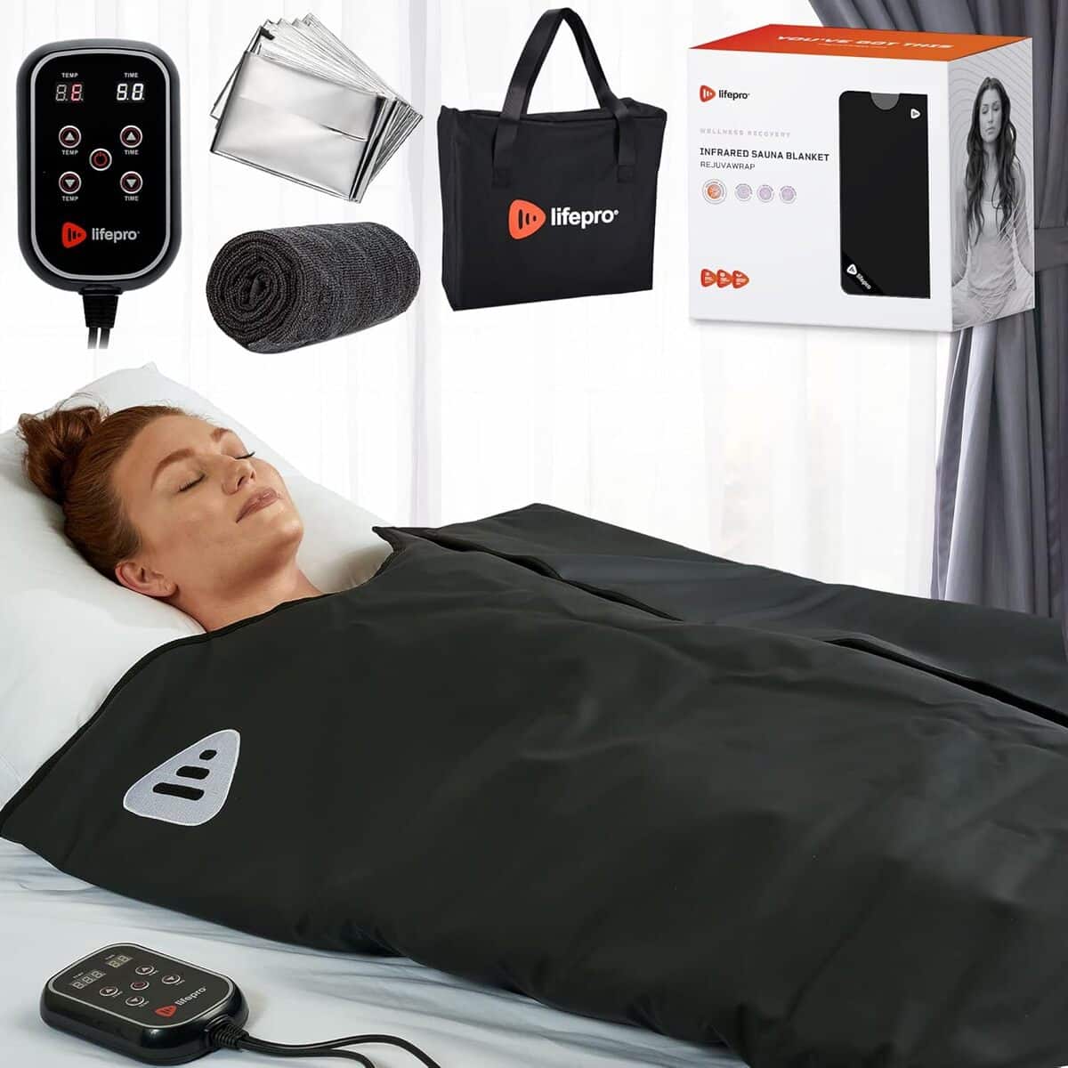 Avis sur la couverture sauna infrarouge LifePro Rejuvawrap