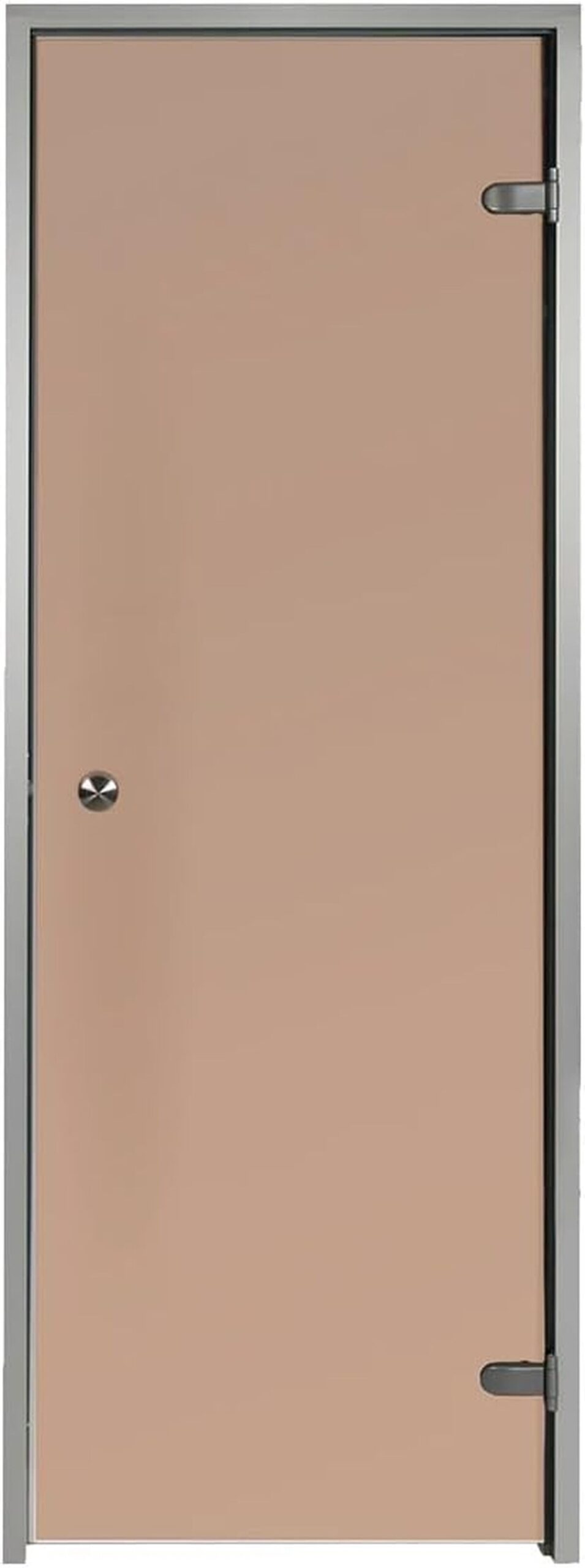 Test de la porte pour hammam Desineo en bronze 70 x 190 cm
