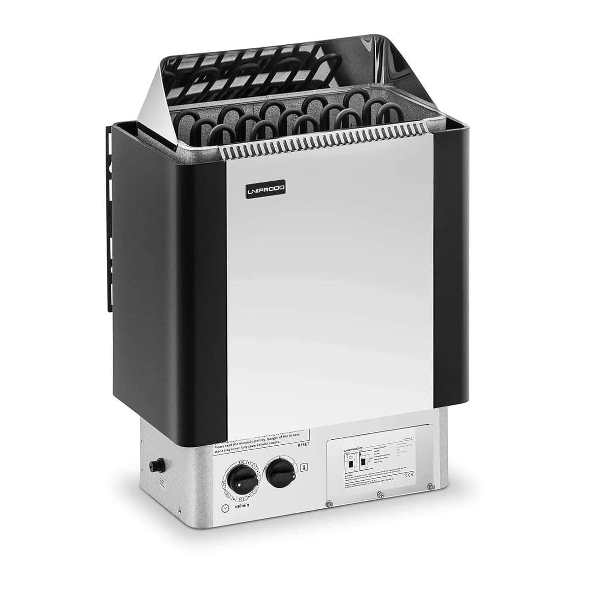 Test du poêle sauna Uniprodo UNI_SAUNA_S8.0KW 8 kW