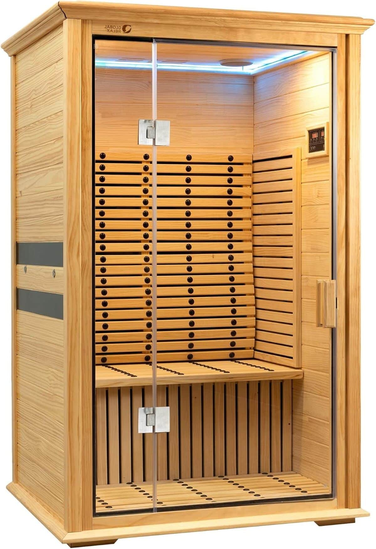 Test du sauna Dharani S2 : détente à deux avec Global Relax