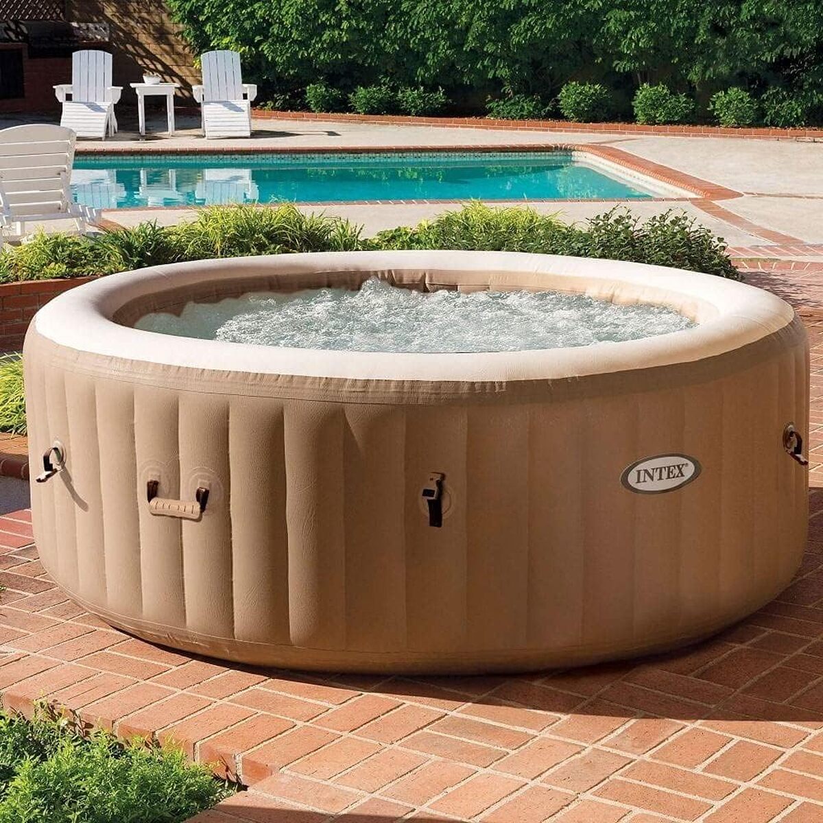 Test du spa gonflable Pure 4 places Intex : dรฉtente assurรฉe