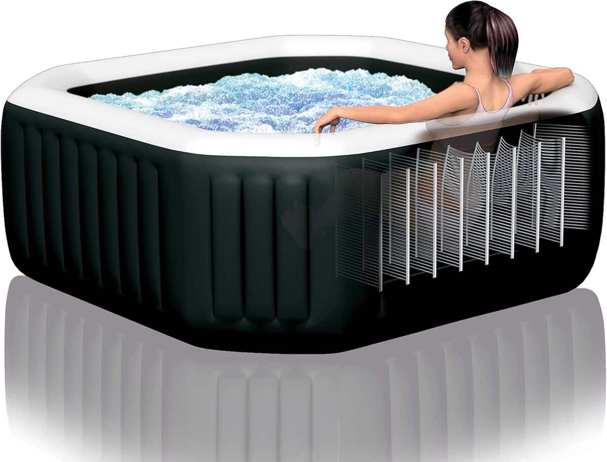 Test du spa Intex Jet ร bulles Pure SPA 28458 pour 4 personnes
