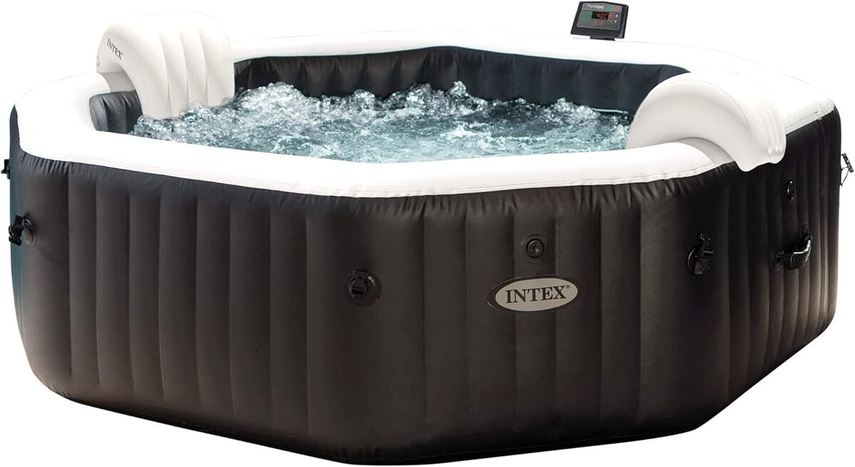 รvaluation Intex Pure Spa Carbone 6 places