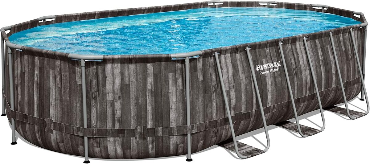 Test du baseinas Bestway 5611R Power Steel Oval 610 x 366 x 122 cm