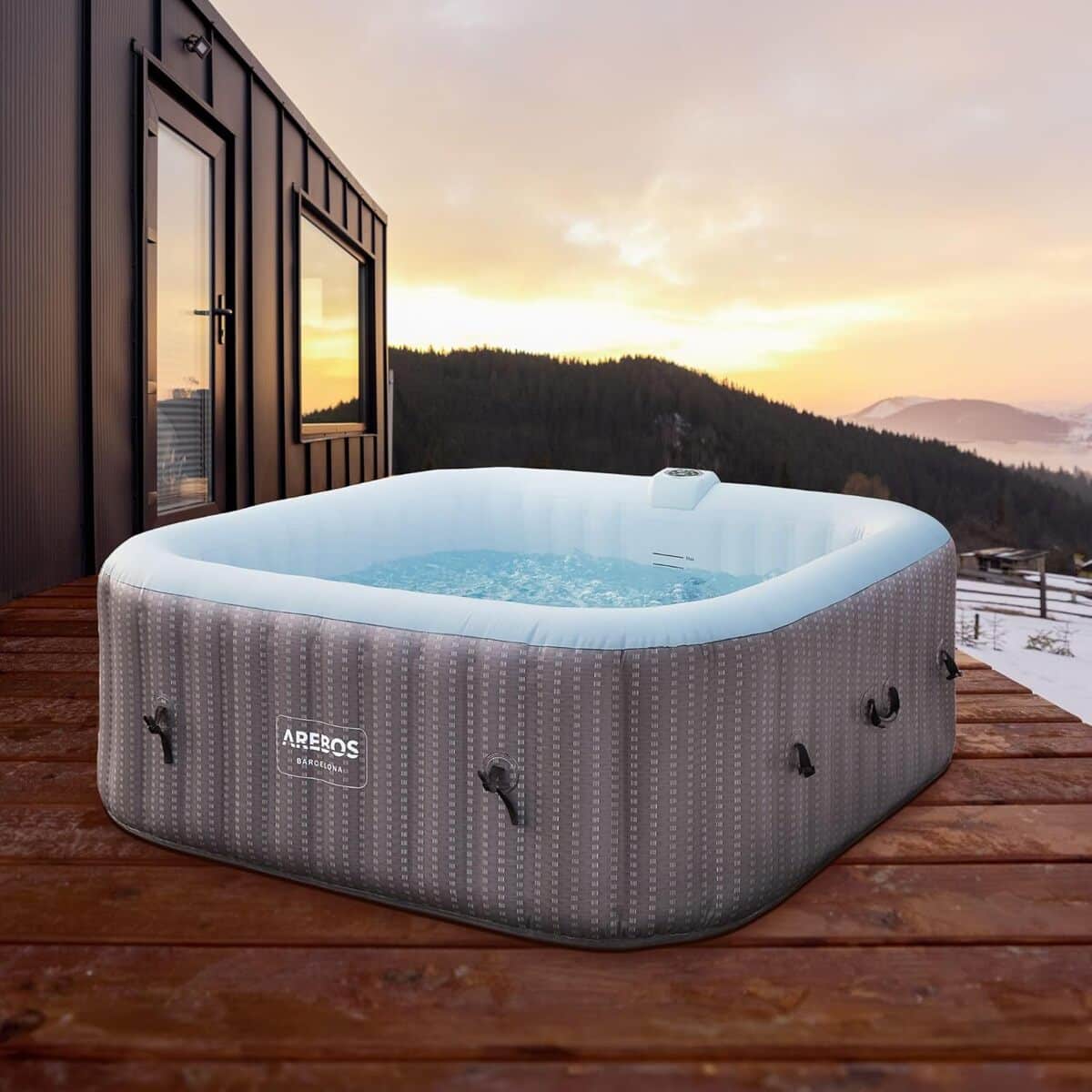 Test du spa gonflable Arebos : détente à 6 personnes