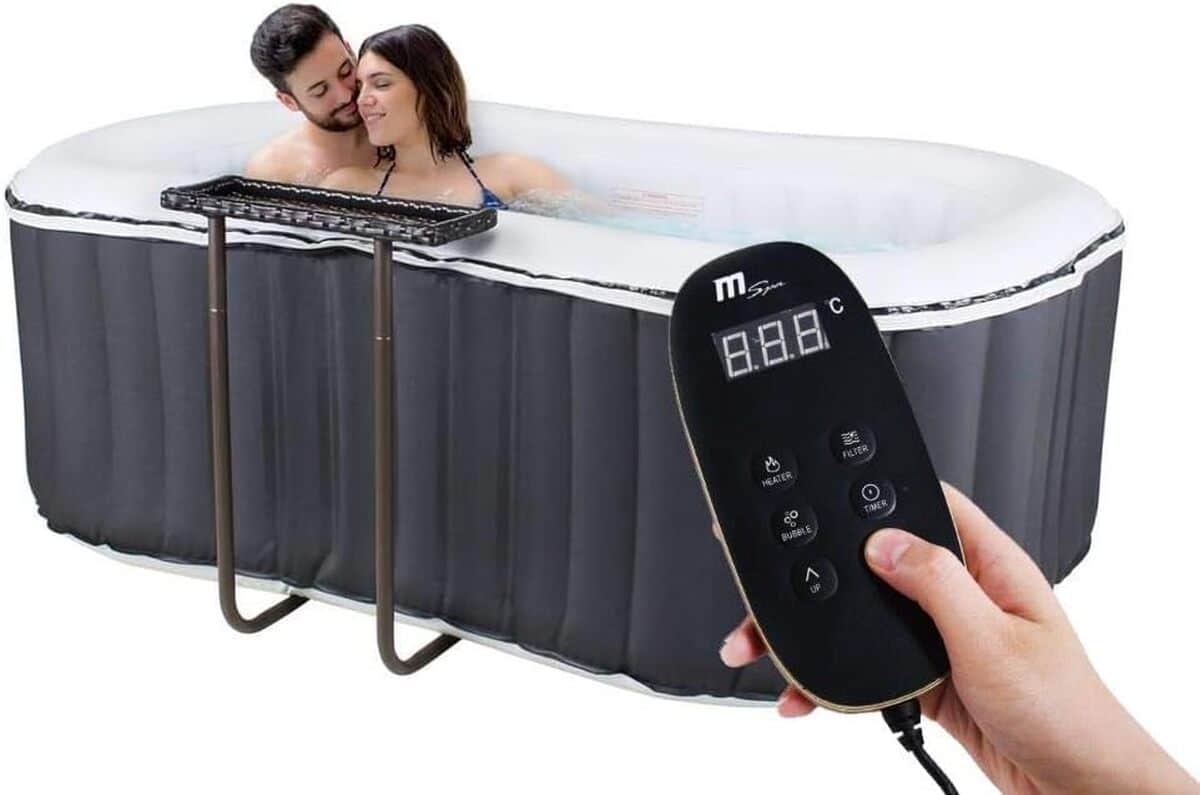 Test du spa gonflable Shatchi Nest Delight 2 : bain ร bulles rapide