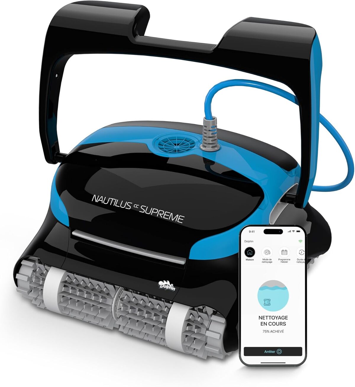 Test : robot nettoyeur Dolphin Nautilus CC Supreme pour piscine