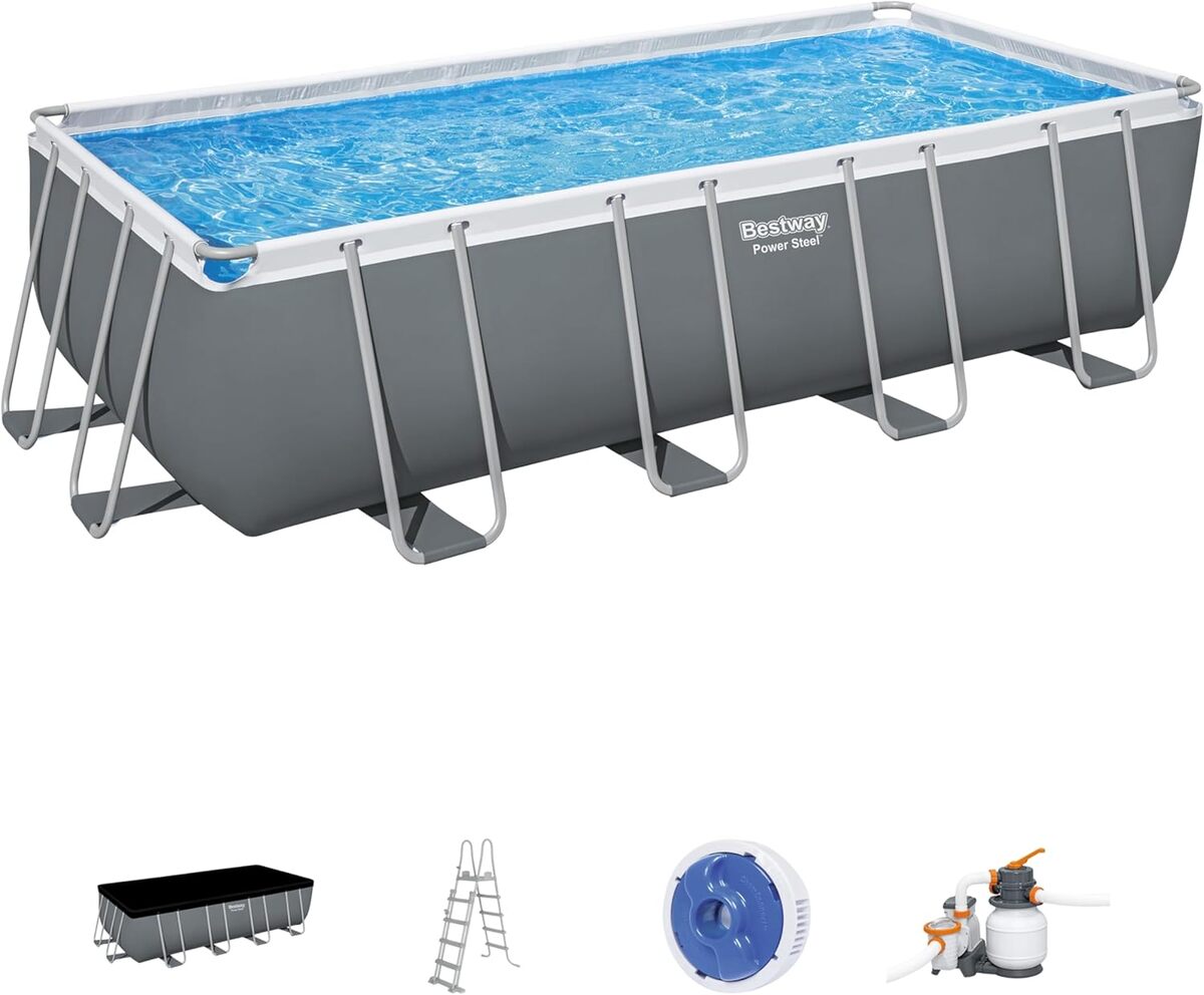 Test de la piscine hors sol Bestway Power Steel 549 x 274 x 132 cm