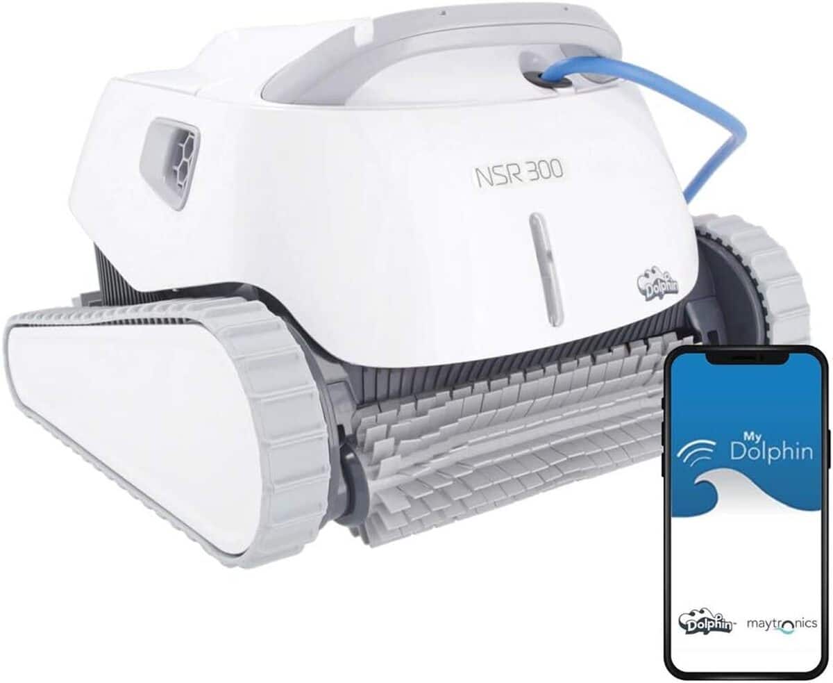 Test du robot de piscine Novarden NSR300 Connect avec chariot