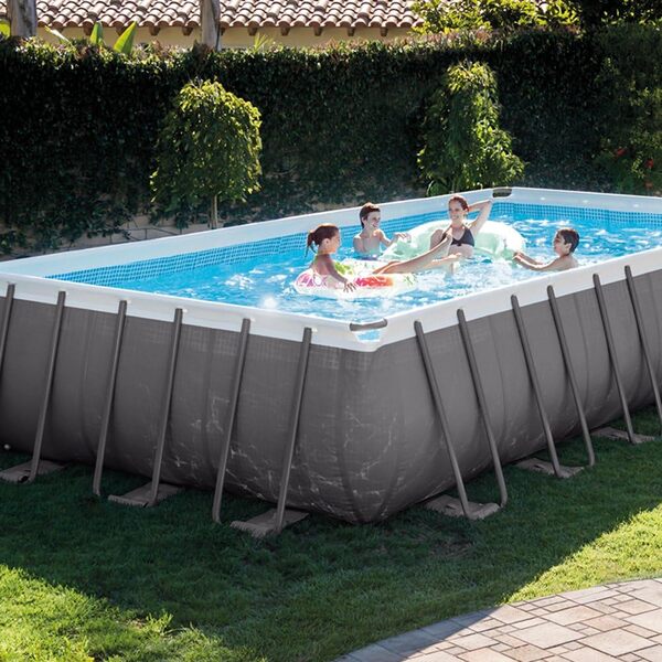 Intex – Piscine démontable Ultra Frame, 732 x 366 x 132 cm, 31 805 litres (26362)
