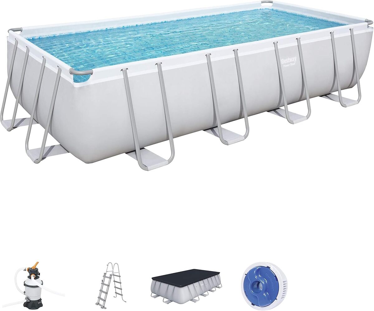 Test de la piscine Bestway Power Steel Framepool grise