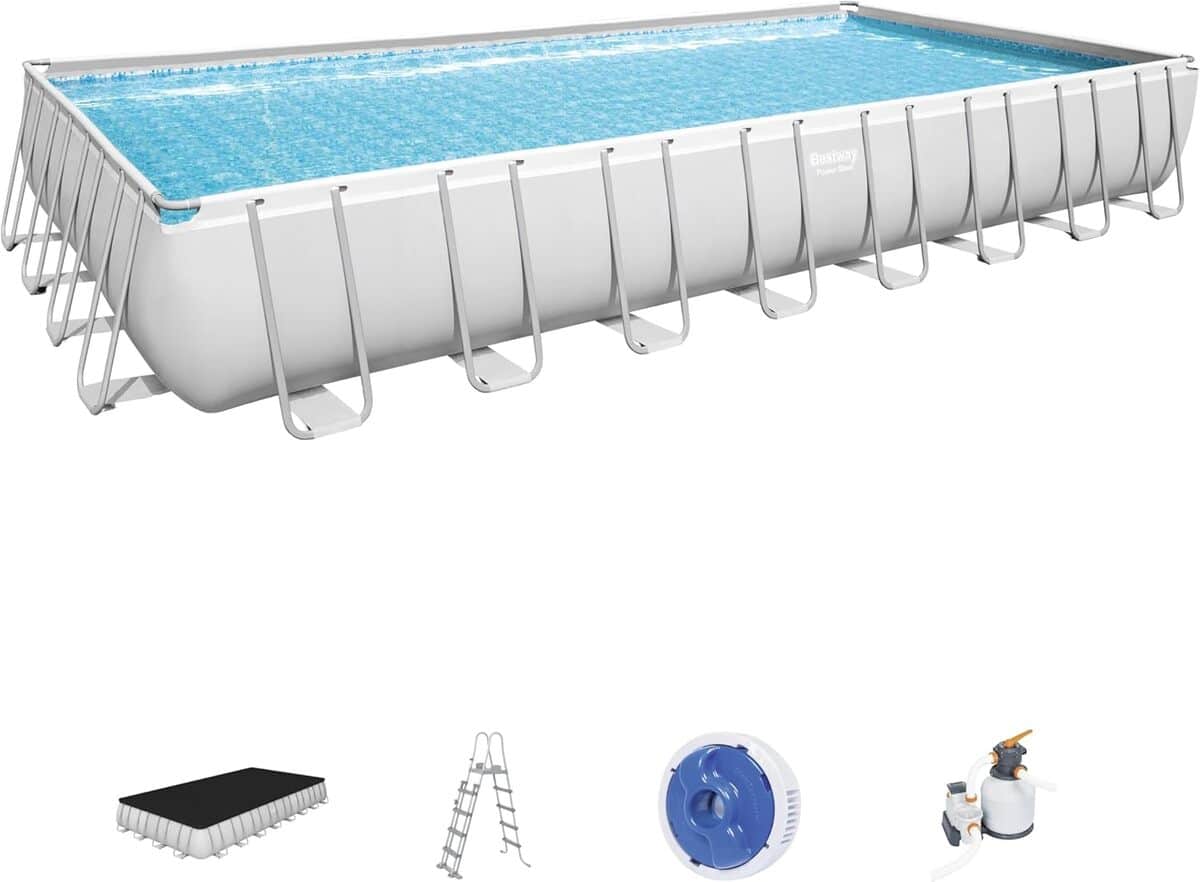 Test de la piscine Power Steel™ Bestway : performance et dimensions majuscules