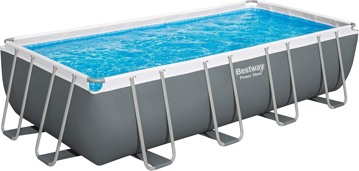 Test de la piscine rectangle Power Steelโข de Bestway