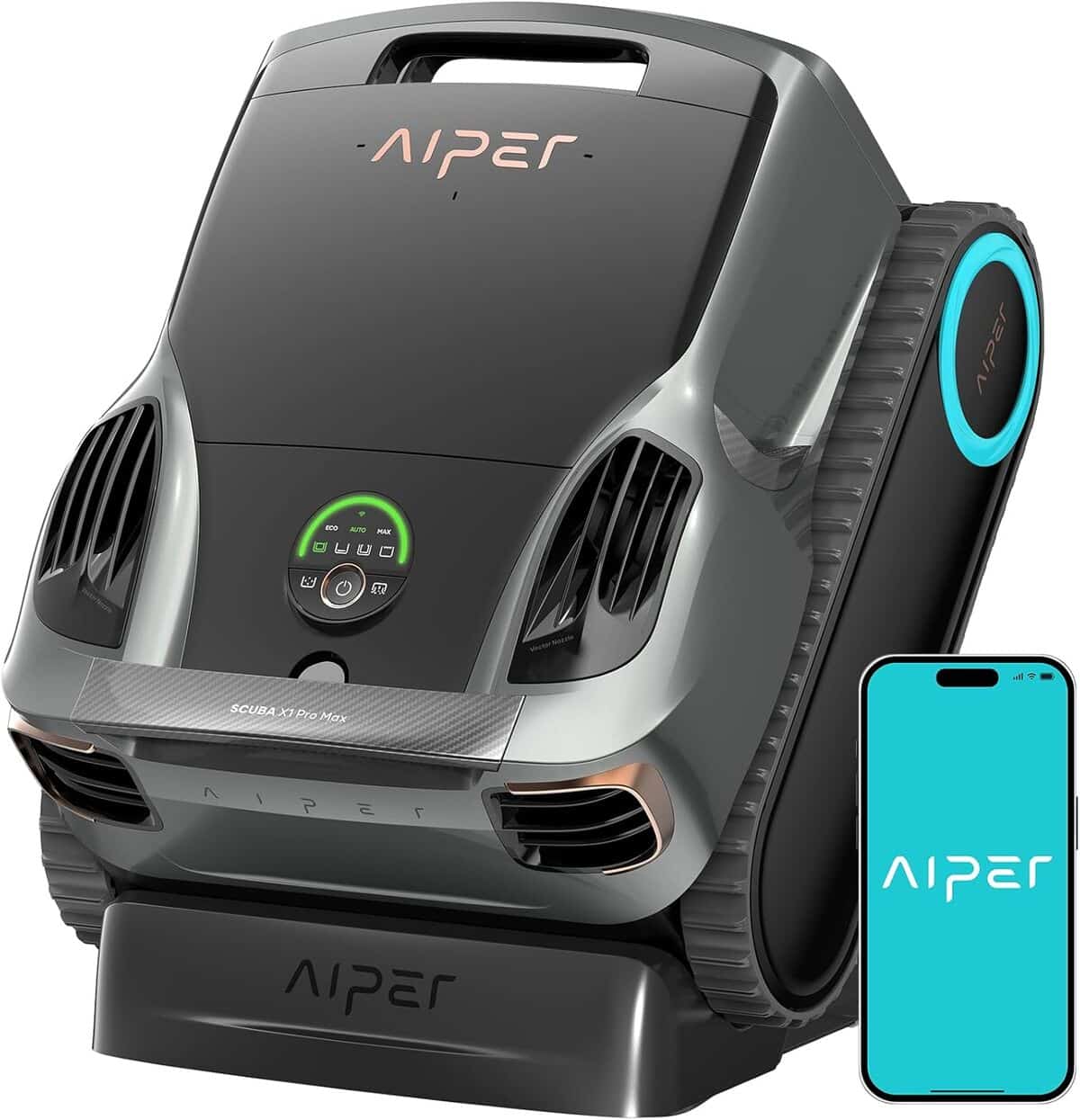 Test du robot piscine AIPER Scuba X1 Pro Max : performance et cartographie 360ยฐ