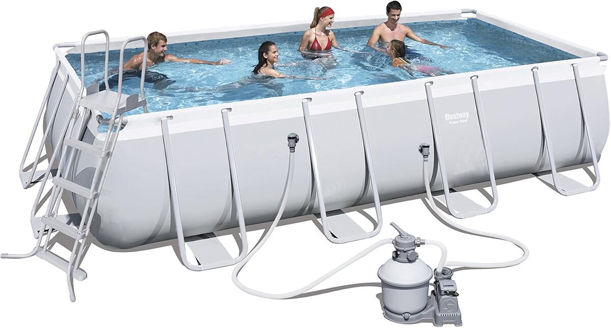 Test : piscine Bestway Frame Pool Power Steel avec pompe à filtre à sable