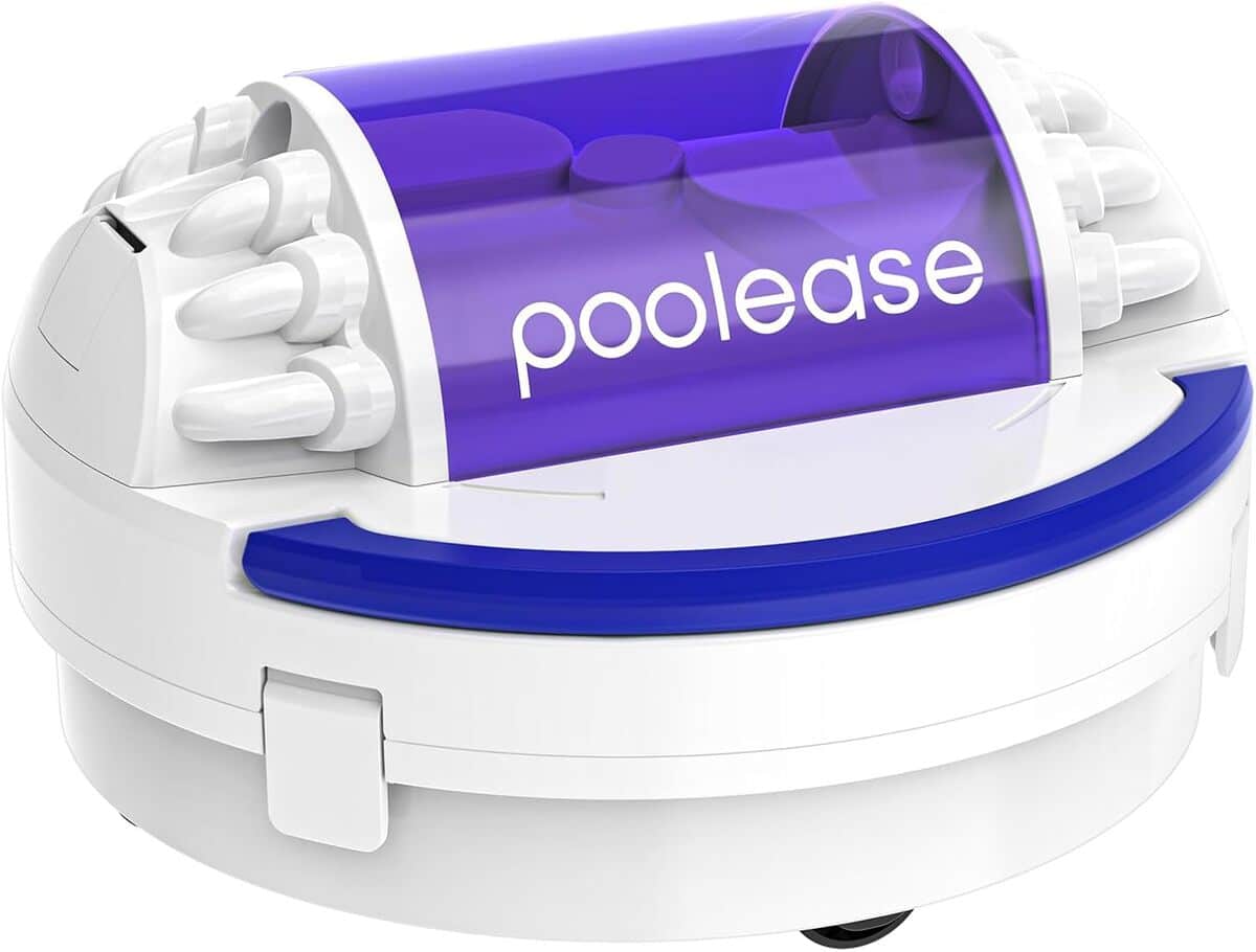 Test : poolease X1, robot nettoyeur sans fil pour piscine