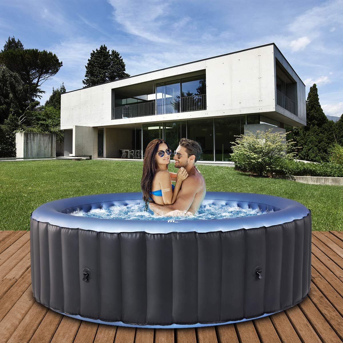 Test : spa gonflable extรฉrieur Miweba MSpa Bergen C-BE061, 6 personnes