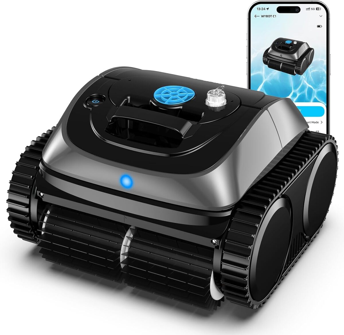 Test WYBOT C1 : robot aspirateur sans fil pour piscines creusรฉes