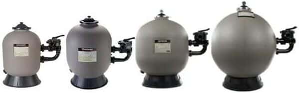 Hayward HAY-050-0004 Filtre Serie Pro Side s310s 22m3/h, Gris/Noir