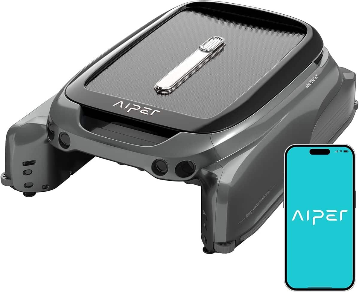 Test AIPER Surfer S1 : robot skimmer solaire piscine 20h autonomie