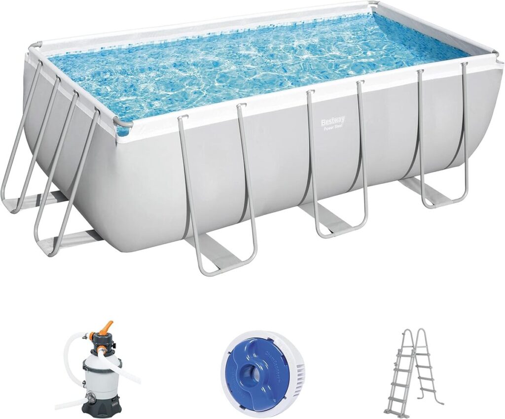 Test de la piscine Bestway Power Steel Frame 412 x 201 x 122 cm