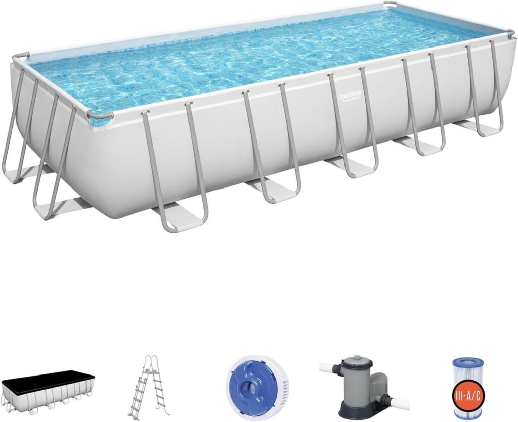 Test de la piscine rectangulaire Bestway Power Steel™ 21