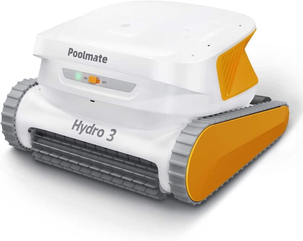 Test du Poolmate Hydro 3 : robot de piscine sans fil puissant
