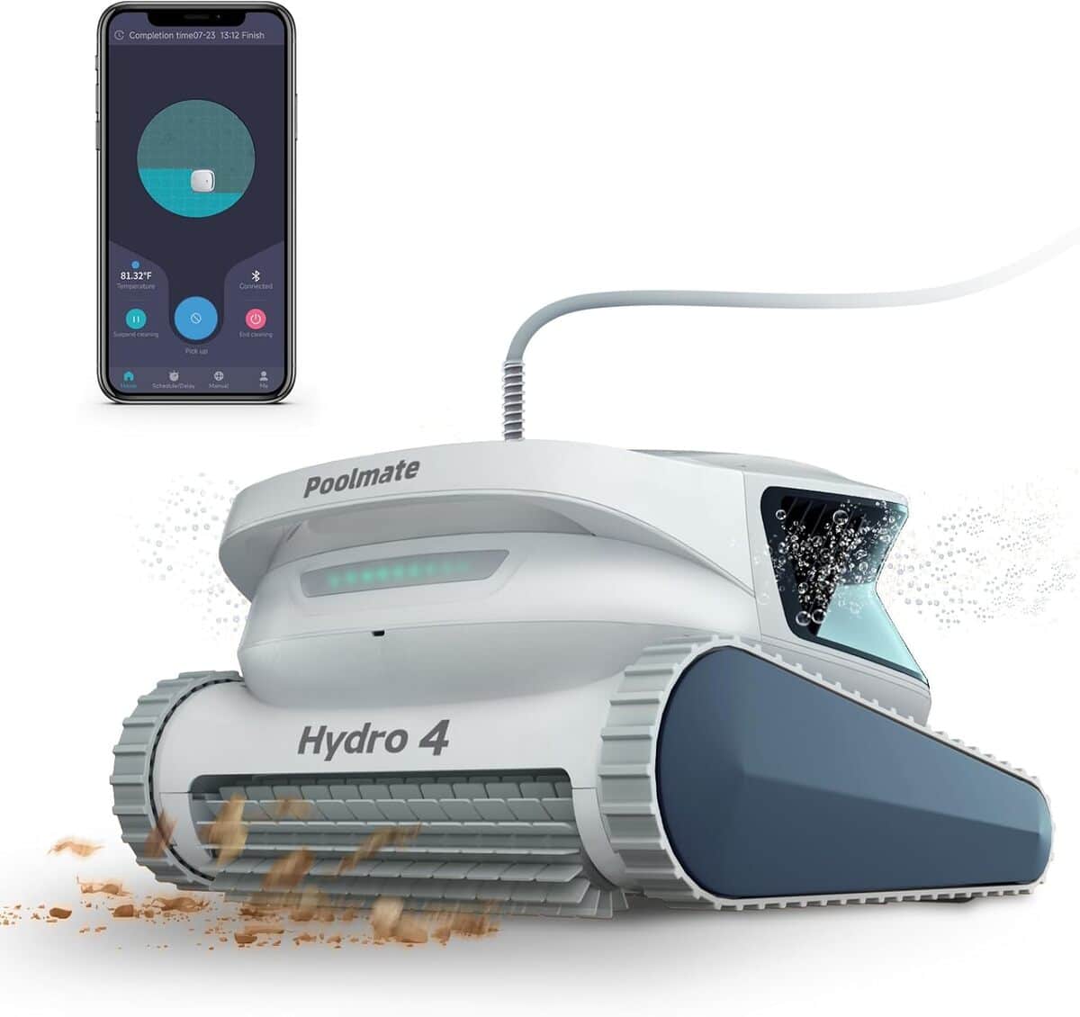 Test du robot aspirateur Poolmate Hydro 4 : nettoyage piscine intelligent