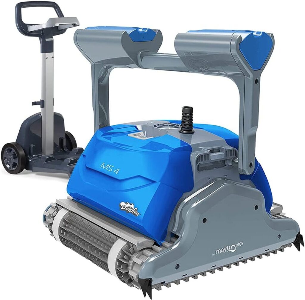 Test du robot électrique MS4 : nettoyage complet de piscine