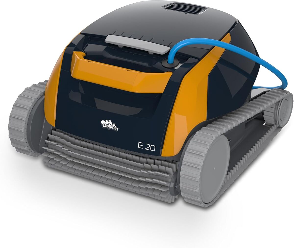Test du robot nettoyeur Dolphin E20 : performance sur fond et parois piscine