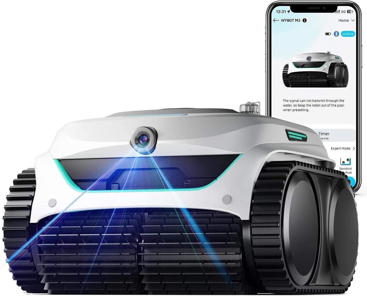 Test du robot piscine Wybot C2 Vision AI : performance sans fil