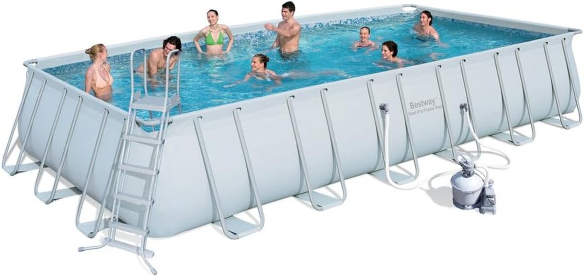 Test : piscine Bestway 56475 avec châssis complet
