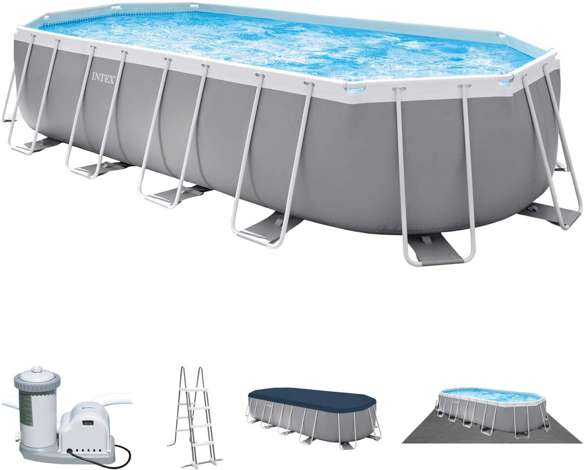 Test : piscine ovale Intex Prism Frame 20Ft