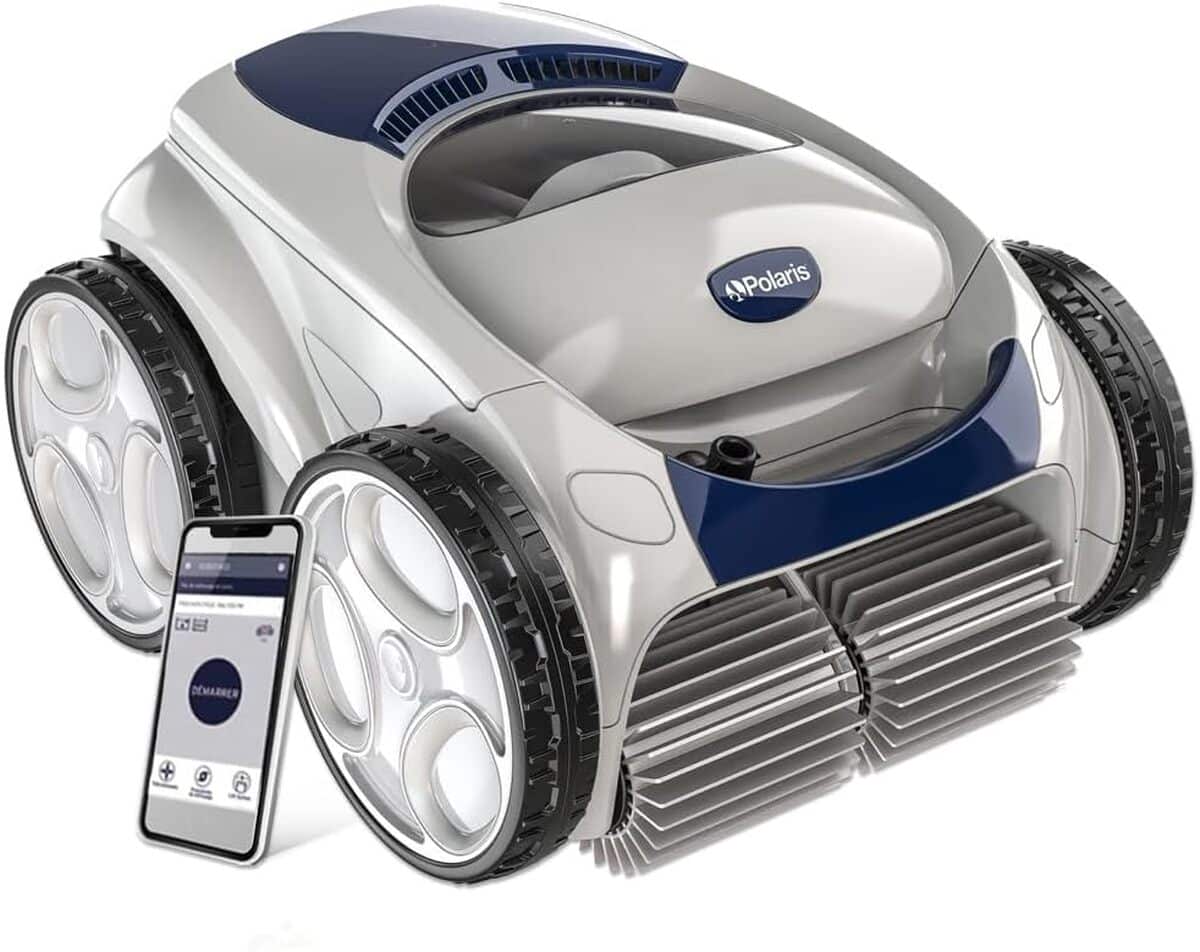 Test : polaris Alpha IQ w 655, le robot piscine ultra connecté