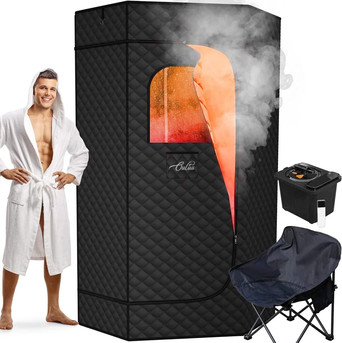 Test de la boîte sauna portable XL ouluu : détente à domicile