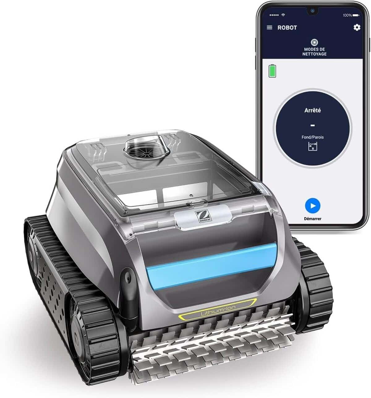Test du Zodiac Freedom of 42 IQ : robot piscine sans fil performant