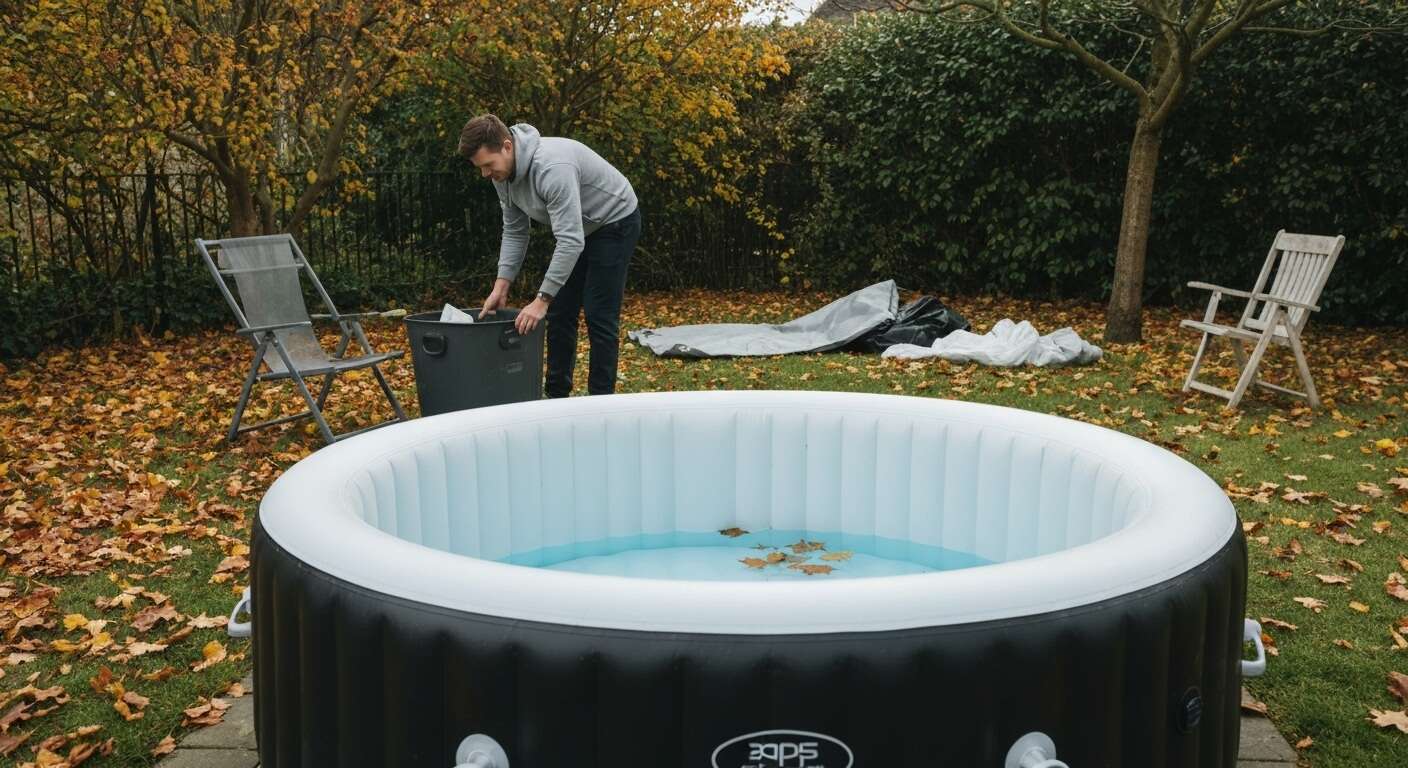 Stockage optimal de votre spa gonflable pendant l'hiver