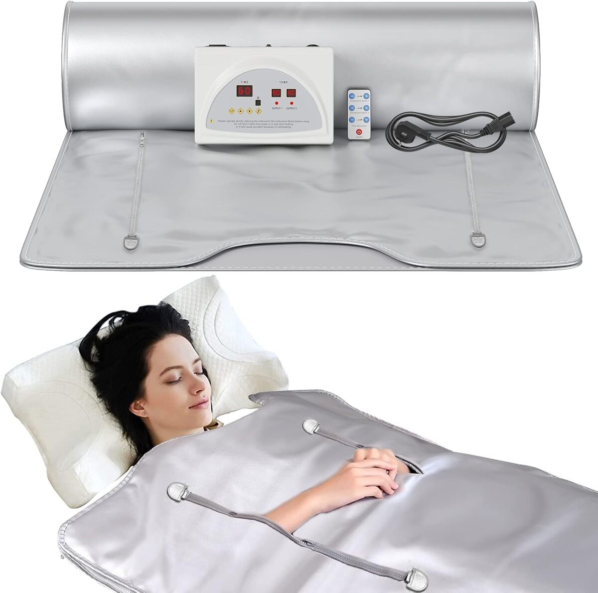 Test : couverture sauna infrarouge Sunowl 2 zones